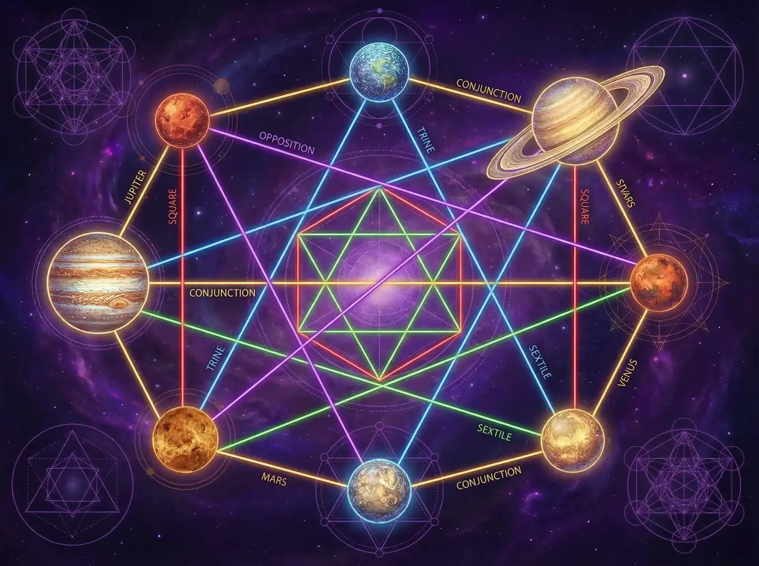 行星相位解读 - 秘密爱 韩国电影 | 占星学进阶
